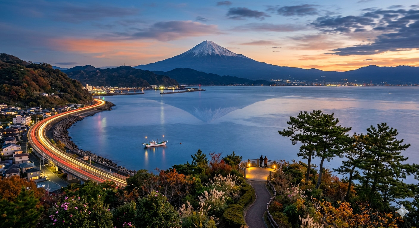 富士山と青の世界