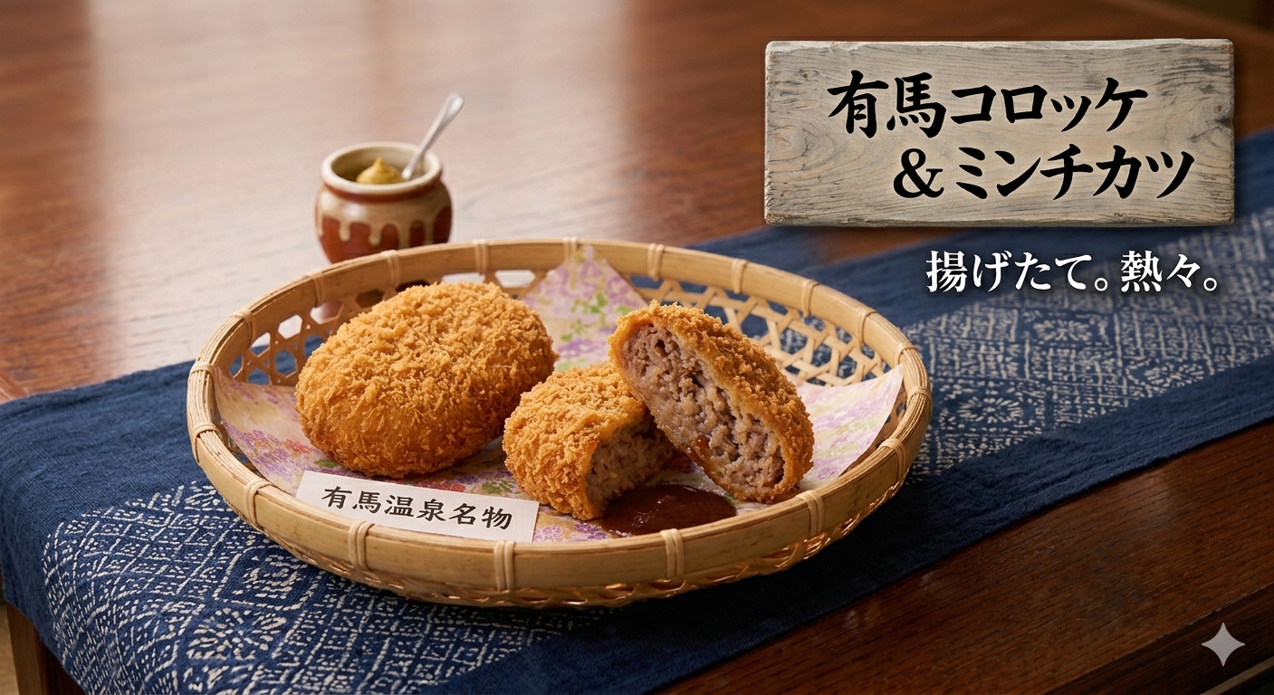 竹中肉店のコロッケとミンチカツ